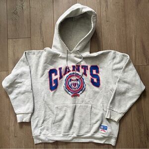 Vintage 1990s New York Giants NFL Nutmeg Hoodie